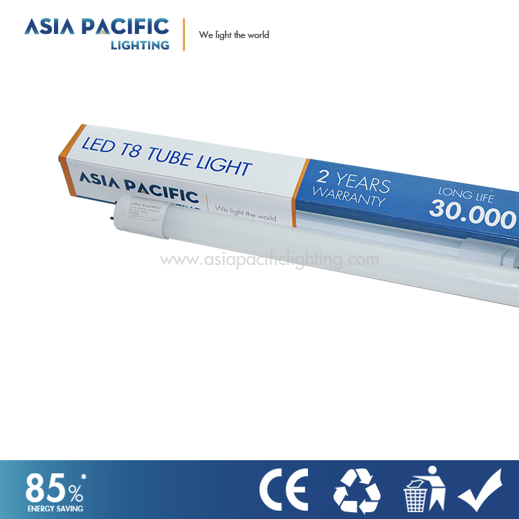 Bóng đèn led tuýp T8 thuỷ tinh 0.6m - 10W