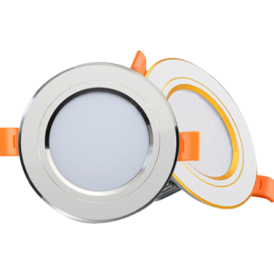 Đèn Led Downlight 3 Chế Độ Viền Bạc - 7W