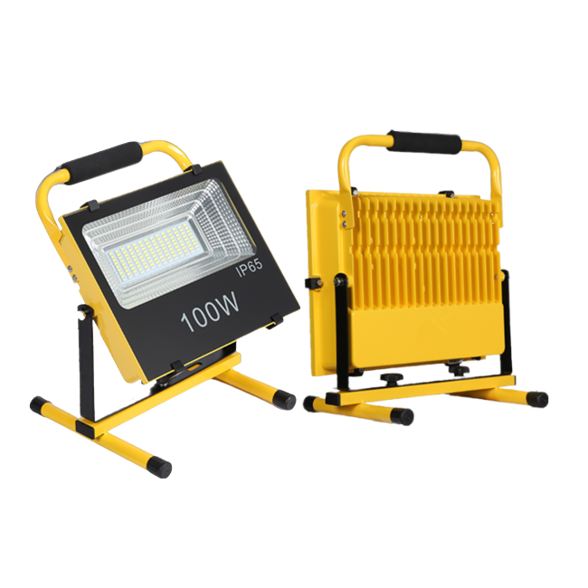 Đèn Led Pha Sạc Điện IP65 - 100w