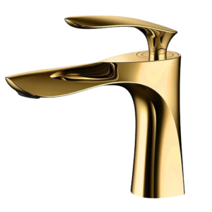 Vòi lavabo nóng lạnh mạ vàng LK- 2730B