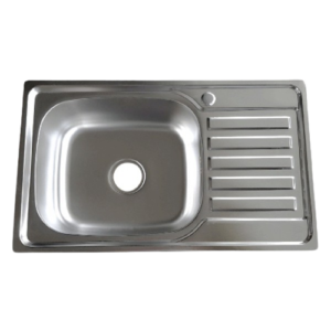 Chậu rửa chén đơn có cánh inox 201 LK-7545DB