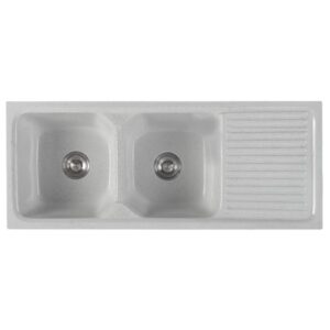 Chậu rửa chén đá đôi có cánh LK-HC-L2